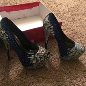 Bedazzled heels
